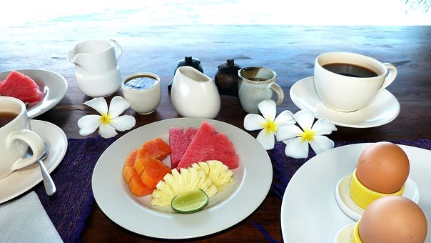 Breakfasts like this are part of an unforgettable tropical holiday